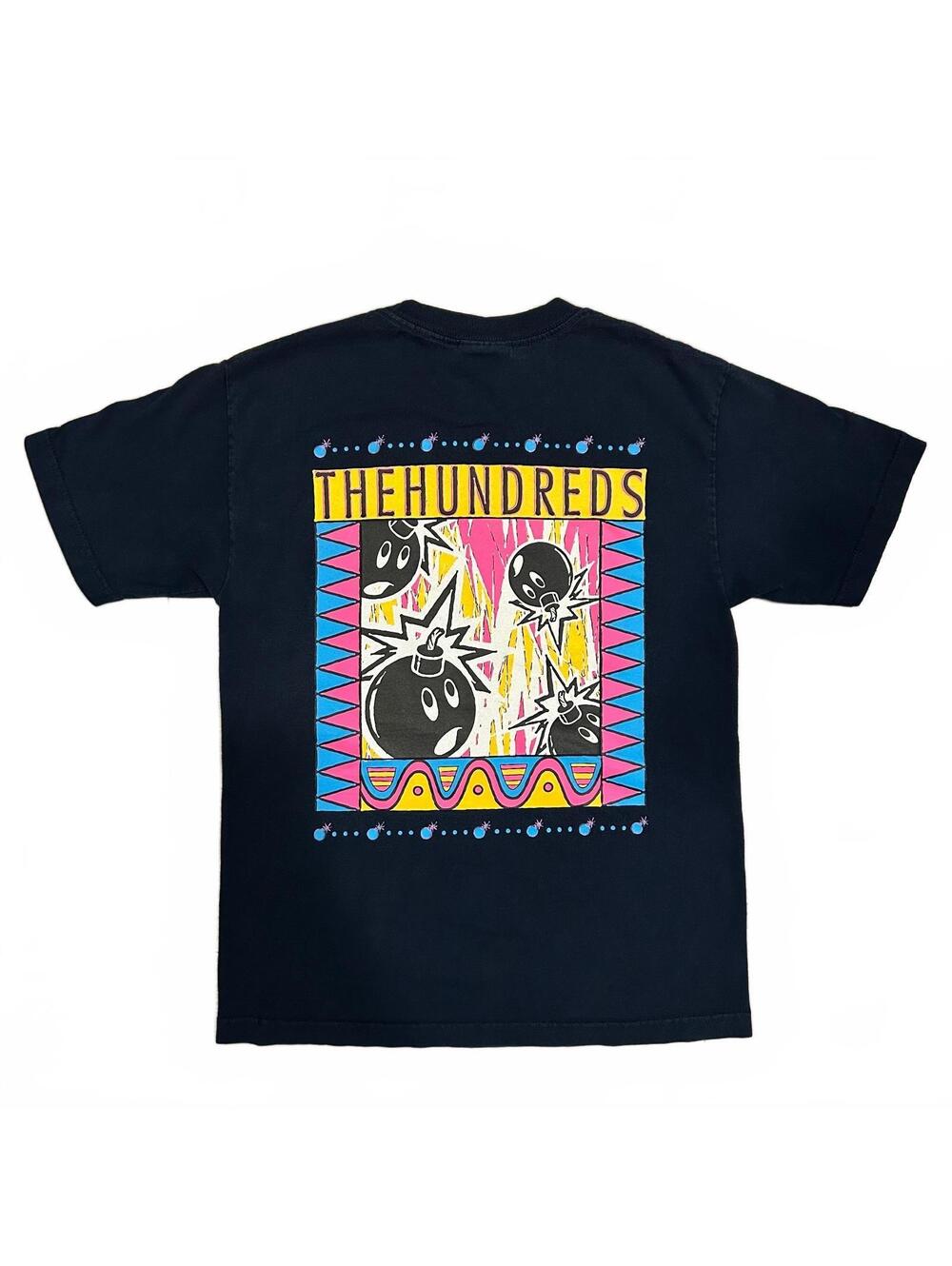 The Hundreds Adam Bomb Retro Graphic T-Shirt Black Streetwear Skate Size M